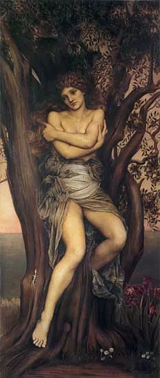 Dryad by Evelyn De Morgan Oil Painting
