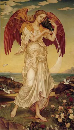 Eos by Evelyn De Morgan Oil Painting