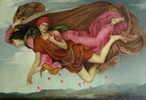 Night and Sleep by Evelyn De Morgan Oil Painting