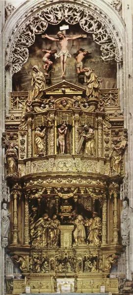 Main Altar by Felipe Bigarny Oil Painting
