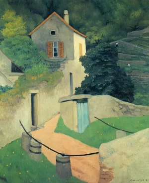 A Vallon Landscape by Felix Vallotton Oil Painting