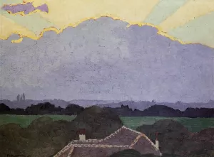 Cloud at Romanel Oil painting by Felix Vallotton