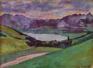 Thunersee by Ferdinand Hodler Oil Painting