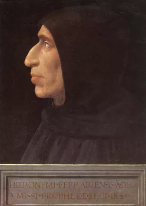 Portrait of Girolamo Savonarola by Fra Bartolomeo Oil Painting