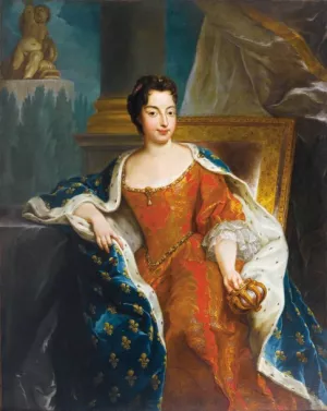 Portrait ofÊDuchess Maria Anna Victoria of Bavaria by Francois De Troy Oil Painting