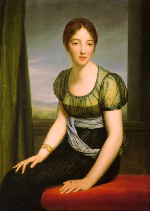 La Comtesse Regnault de Saint-Jean d'Angely by Francois Gerard Oil Painting