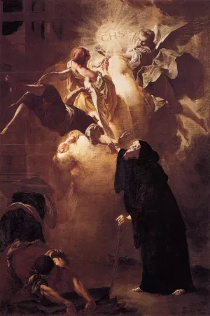 Miracle of San Francesco da Paola by Francesco Cappella Oil Painting