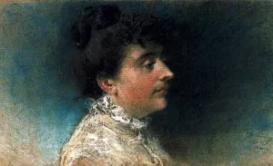 Retrato de su Mujer by Francisco Domingo Marques Oil Painting