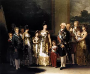 Charles IV and His Family by Francisco Goya Oil Painting