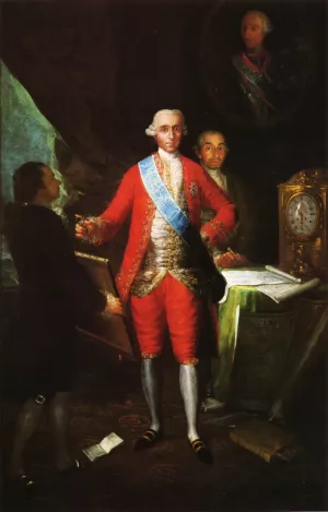 Conde de Floridablanca by Francisco Goya Oil Painting