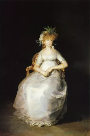 Condesa de Chinchon by Francisco Goya Oil Painting