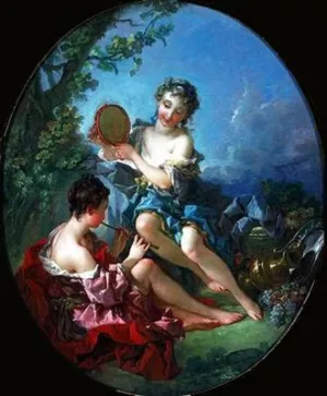 Bacantes by Francois Boucher Oil Painting
