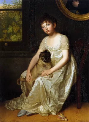 Portrait of Sylvie de la Rue by Francois Van Der Donckt Oil Painting