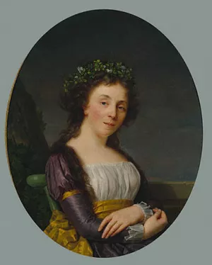 Portrait of Madame Joubert by Francois-Xavier Fabre Oil Painting