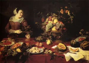 The Basket of Fruit by Frans Snyders Oil Painting