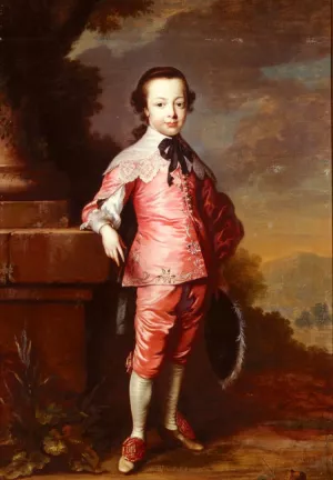Portrait Of John Smyth 1748 - 1811, When A Boy by Frans Van Der Myn Oil Painting