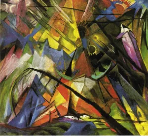 Tyrol Oil painting by Franz Marc
