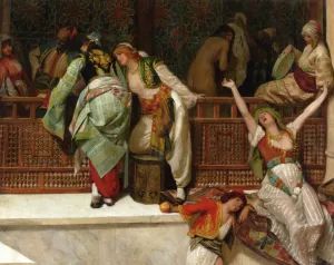 In the Harem by Franz Xaver Simm Oil Painting