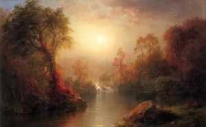 Autumn by Frederic Edwin Church Oil Painting