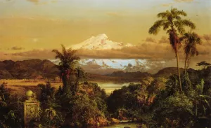 Cayambe by Frederic Edwin Church Oil Painting