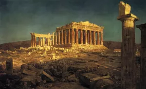 The Parthenon by Frederic Edwin Church Oil Painting