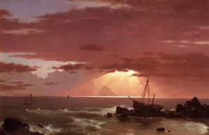 The Wreck by Frederic Edwin Church Oil Painting