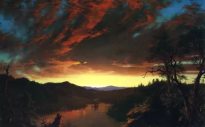 Twilight in the Wilderness by Frederic Edwin Church Oil Painting