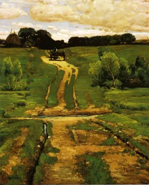 A Back Road by Frederick Childe Hassam Oil Painting