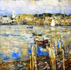 Gloucester by Frederick Childe Hassam Oil Painting