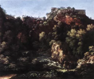 View of Tivoli by Gaspard Dughet Oil Painting