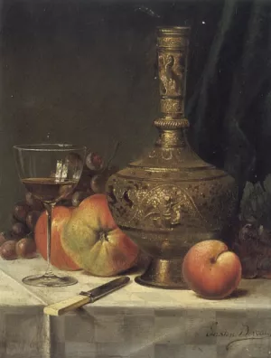 Still Life 1 by Gaston Derval Oil Painting