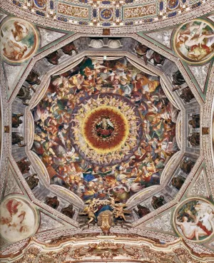 Assumption of the Virgin by Gaudenzio Ferrari Oil Painting