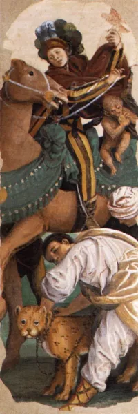The Procession of the Magi by Gaudenzio Ferrari Oil Painting