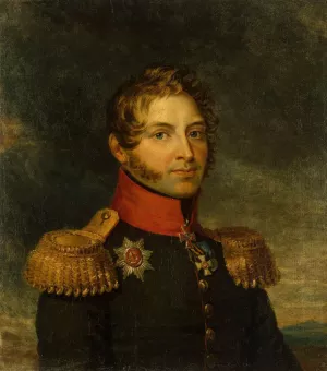 Portrait of Alexander P. Kutuzov by George Dawe Oil Painting