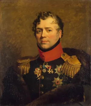 Portrait of Dmitry V. Golitsyn by George Dawe Oil Painting