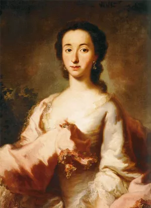 Portrait of Maria Rosa Walburga von Soyer by George De Marees Oil Painting