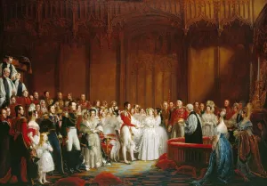 The Marriage of Queen Victoria, 10 February 1840 by George Hayter Oil Painting