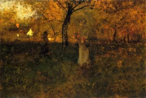 In the Orchard, Milton by George Inness Oil Painting