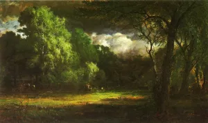 Medfield, Massachusetts by George Inness Oil Painting