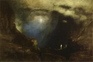 The Valley of the Shadow of Death Oil painting by George Inness