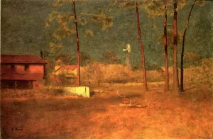 George Inness's Home, Tarpon Springs, Florida by George Inness Oil Painting