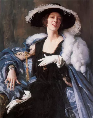 The White Glove by George Lambert Oil Painting