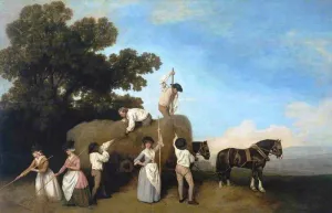 Haymakers by George Stubbs Oil Painting