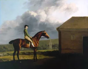 Otho with John Larkin by George Stubbs Oil Painting