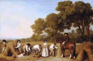 Reapers by George Stubbs Oil Painting