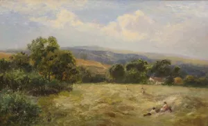 A Mid-Day Rest by George Turner Oil Painting