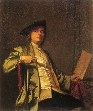 Cornelis Ploos van Amstel by George Van Der Mijn Oil Painting