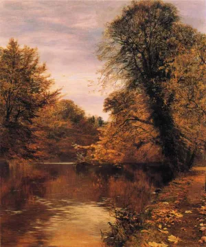 Leaves Are But the Wings on Which the Summer Flies by George Vicat Cole Oil Painting