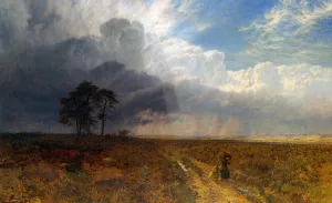 The Coming Storm by George Vicat Cole Oil Painting