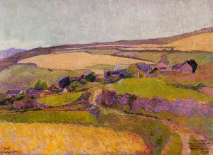 Landscape Near Banyuls by Georges-Daniel De Monfried Oil Painting